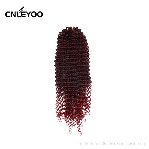 2021 Factory 18 Inch Passion Twist Crochet Hair for Women (100g/Bundle) Spring Crochet Braiding Hair Extension